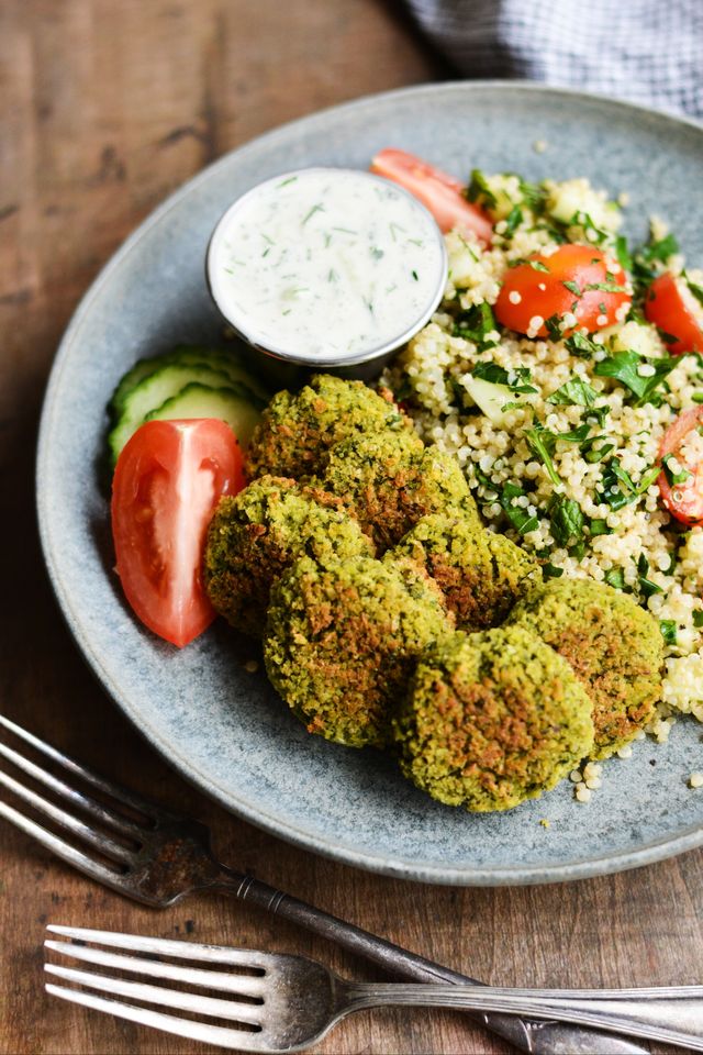 Crispy Baked Falafel