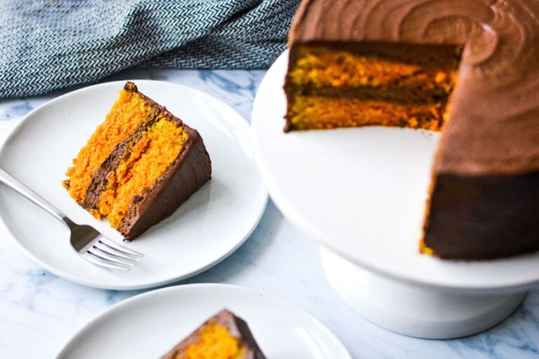 Yellow Cake with Chocolate Frosting