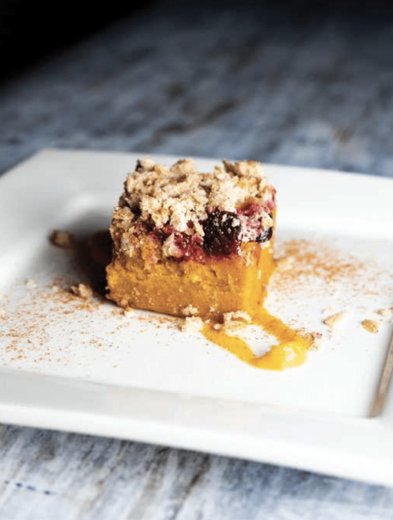 Pumpkin Cranberry Spice Crisp