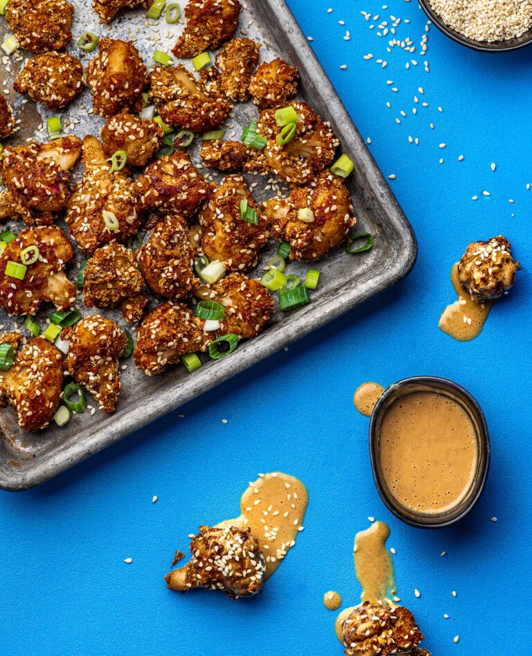 Baked Thai Chili Cauliflower Bites