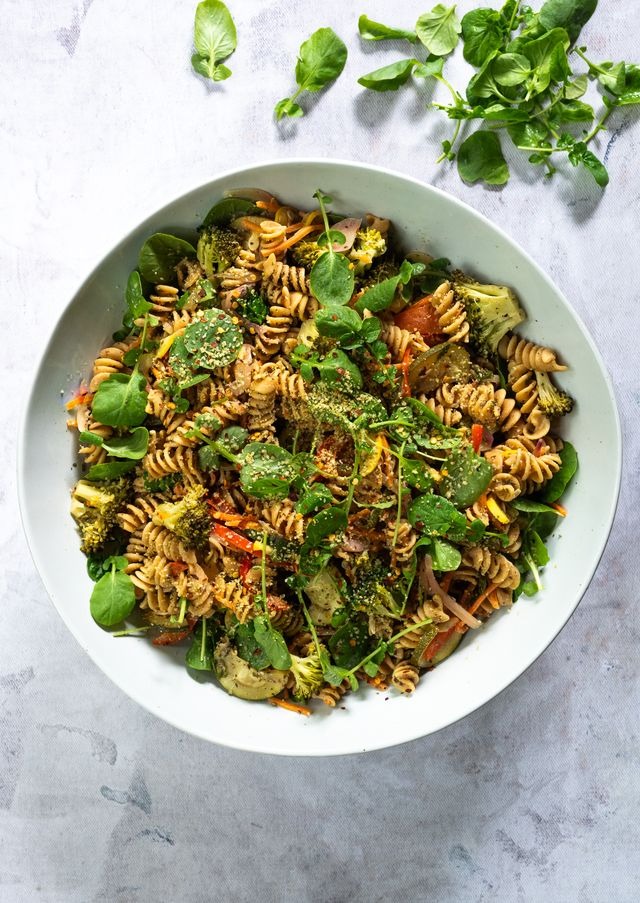 Vegan Chilled Pasta Primavera Salad – Fresh and Flavorful