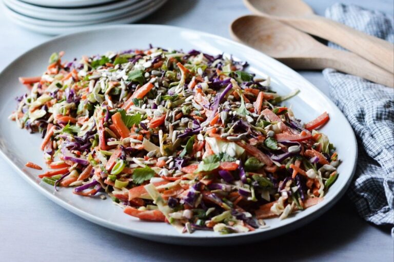 Vegan Rainbow Crunch Salad Recipe – Colorful & Nutritious