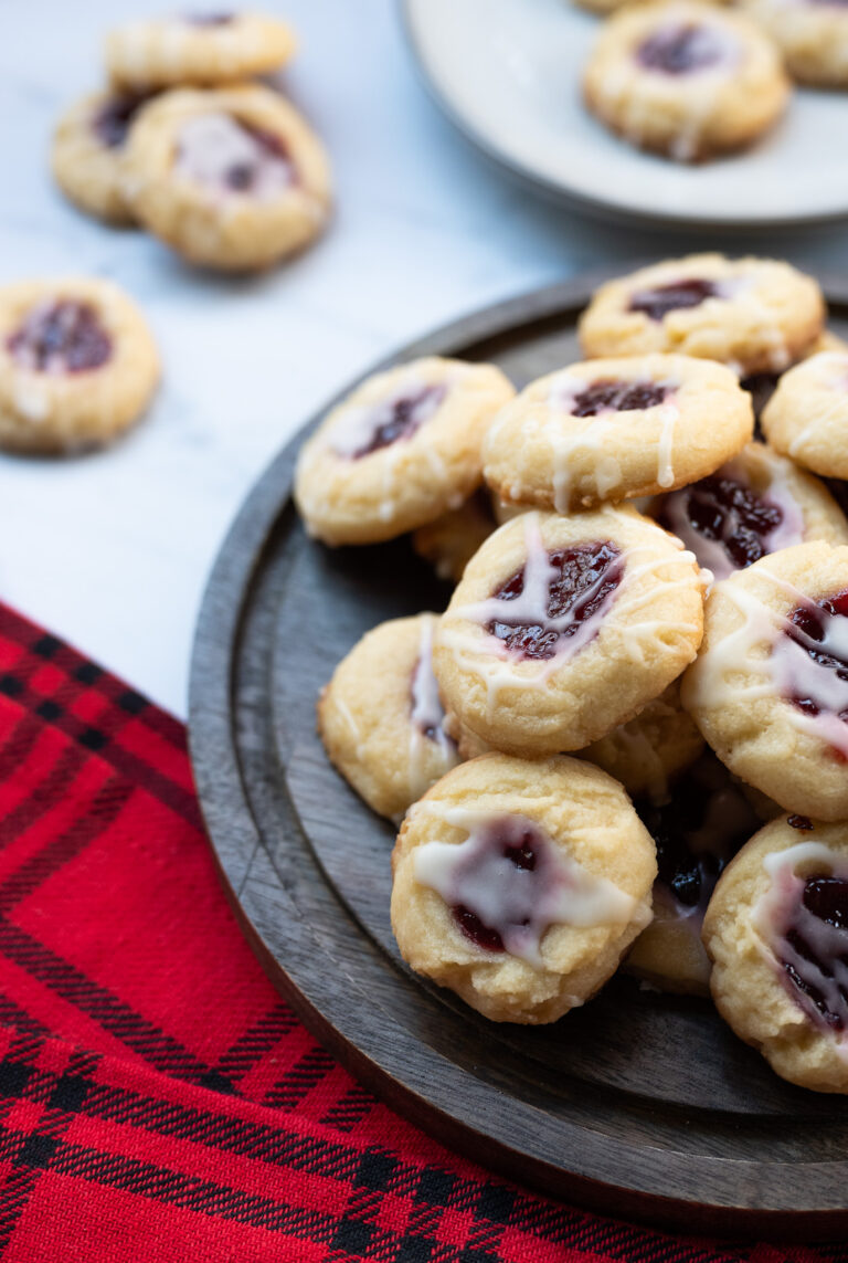 David’s Raspberry Thumbprint Cookies