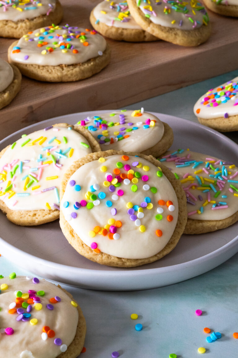 Soft Batch Sugar Cookies (Veganized Copycat Lofthouse Cookies)
